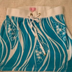 Lilly Pulitzer Blue and White Skirt